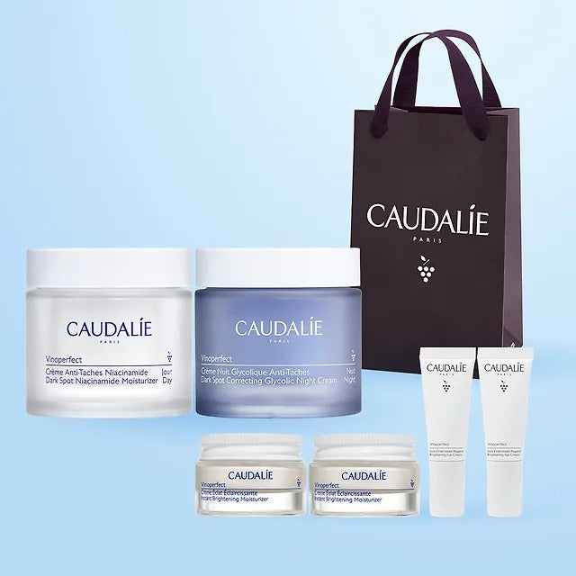 Bộ Kem Dưỡng Caudalie Vinoperfect Dark Spot Moisturizer & Night Cream-Kallos