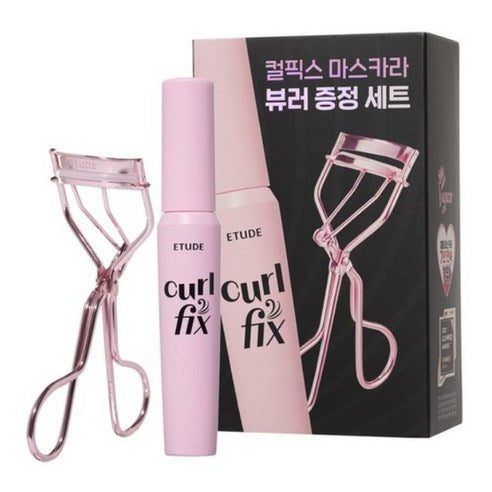 Bộ Mascara ETUDE Curl Fix Mascara & Eyelash Curler Set-Kallos