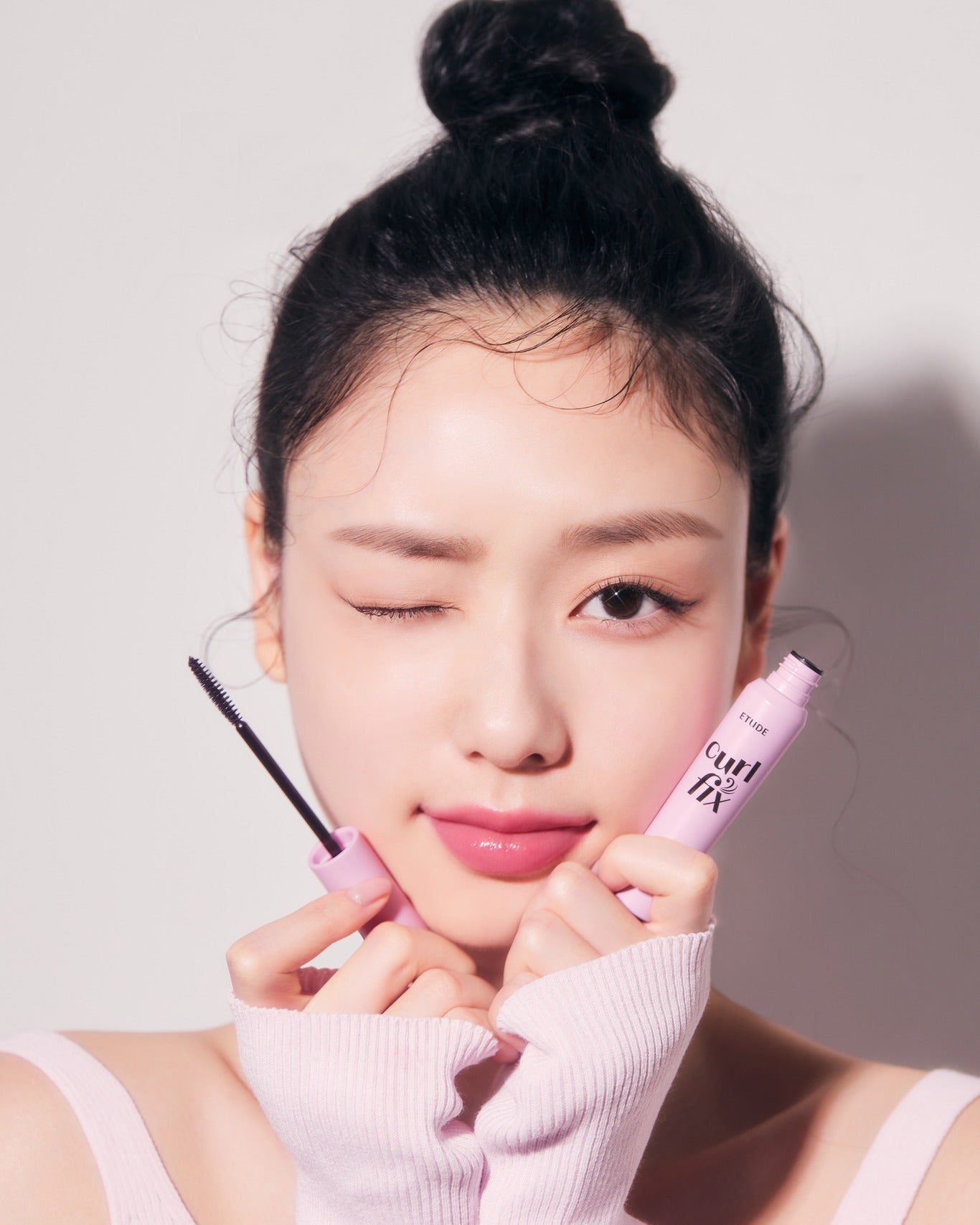 Bộ Mascara ETUDE Curl Fix Mascara & Eyelash Curler Set-Kallos
