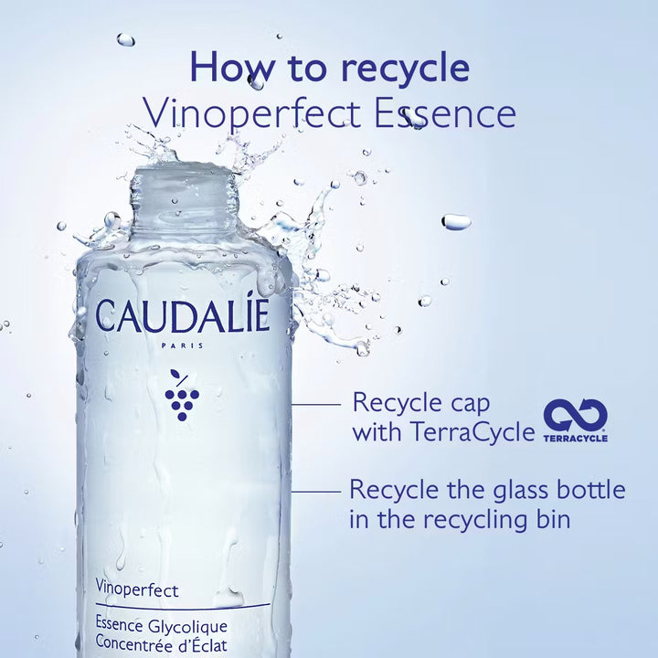 Bộ Nước Hoa Hồng Caudalie Vinoperfect Concentrated Brightening Glycolic Essence-Kallos