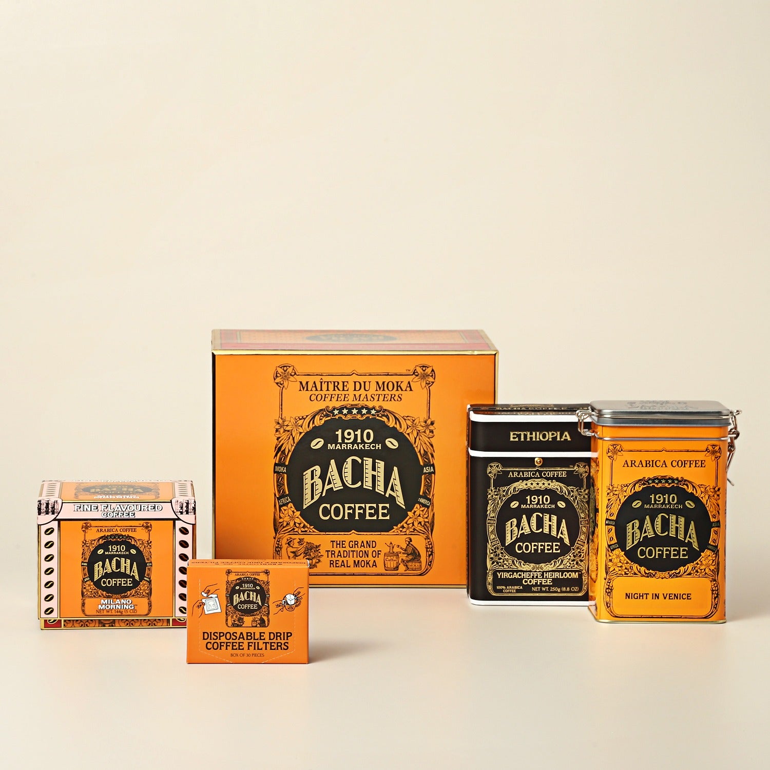 Bộ Quà Tặng Cà Phê Bacha Atlas Hamper Set-Kallos