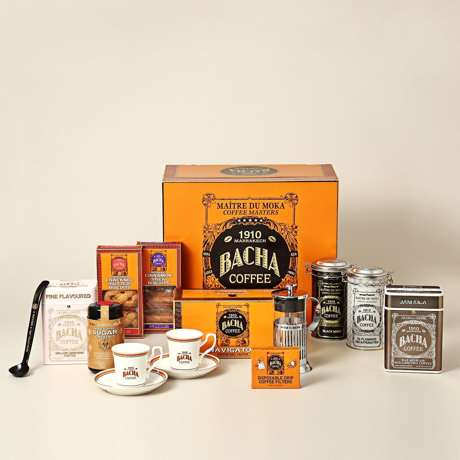 Bộ Quà Tặng Cà Phê Bacha Silver Wave Hamper Set-Kallos