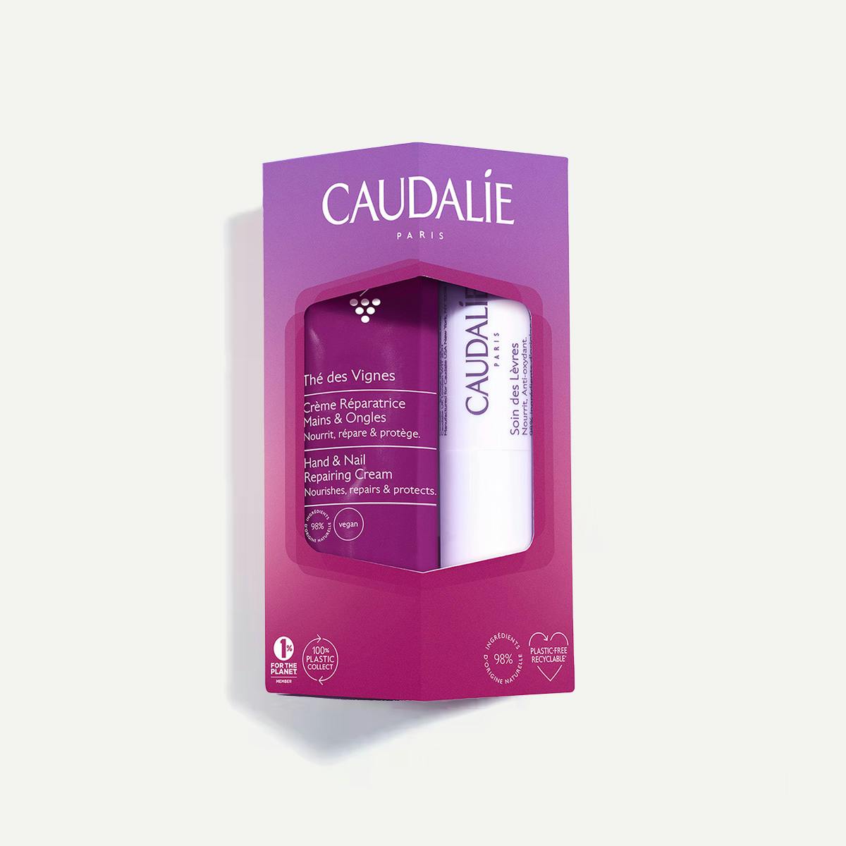 Bộ Quà Tặng Caudalie Thé des Vignes Hand & Lip Duo