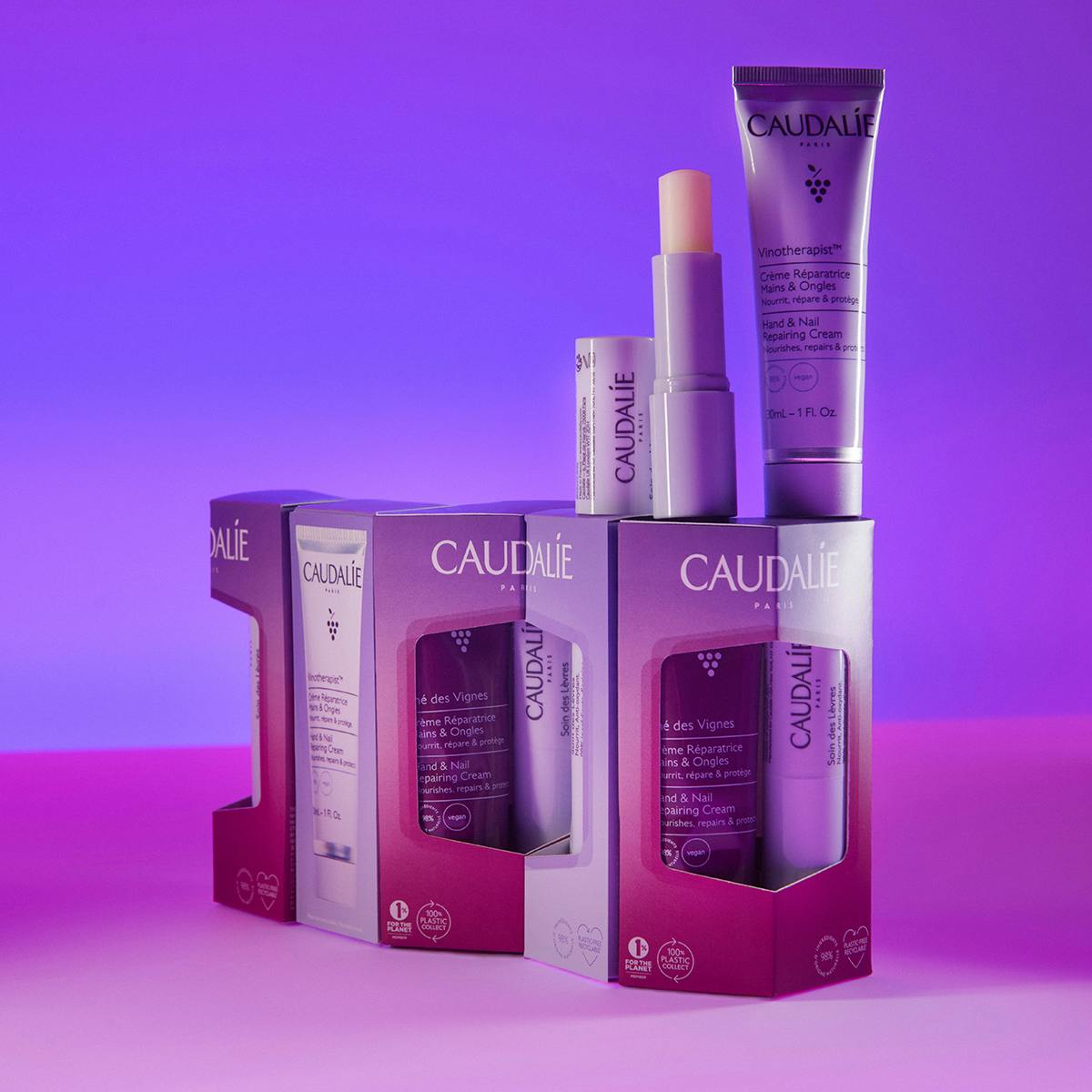 Bộ Quà Tặng Caudalie Thé des Vignes Hand & Lip Duo