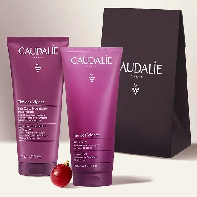 Bộ Quà Tặng Caudalie Thé Des Vignes Shower Gel & Body Lotion Set-Kallos
