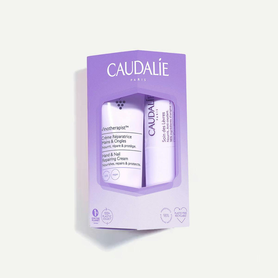 Bộ Quà Tặng Caudalie Vinotherapist Hand & Lip Duo-Kallos