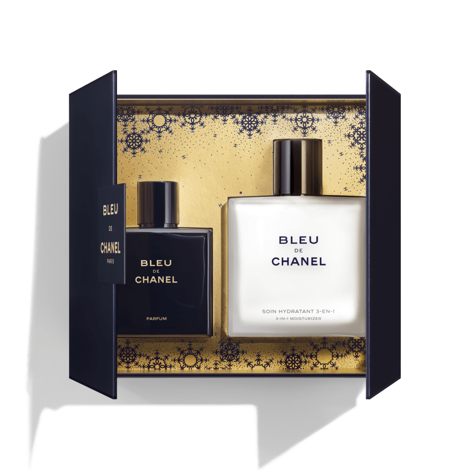 Bộ Quà Tặng CHANEL Bleu de Chanel 1.7 fl. oz. Parfum 3-in-1 Moisturizer Set - Kallos Vietnam