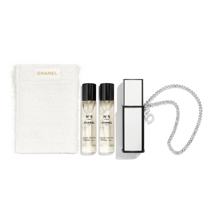 Bộ Quà Tặng CHANEL N°5 L'Eau Eau de Toilette Refillable Purse Spray