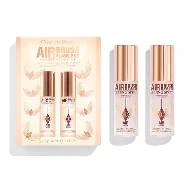 Bộ Quà Tặng Charlotte Tilbury Airbrush Flawless Mini Setting Spray Kit