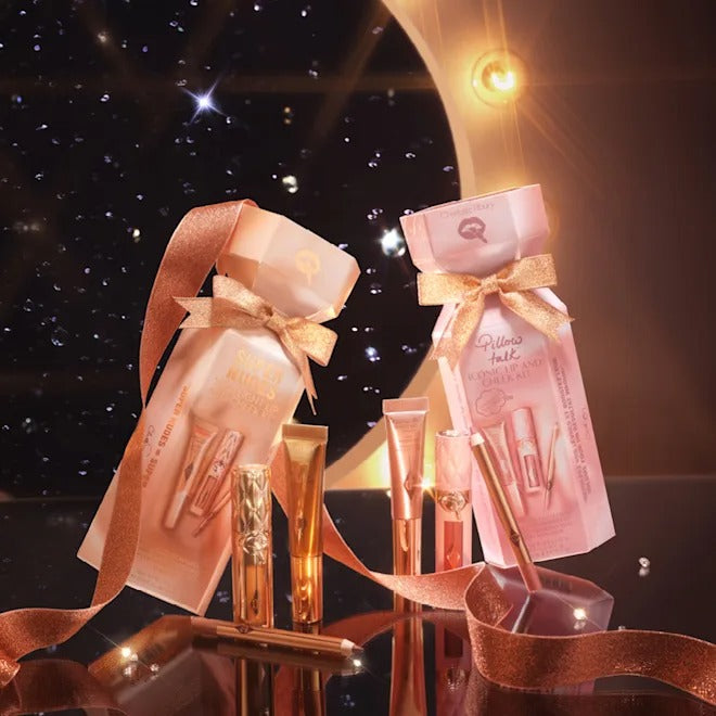 Bộ Quà Tặng Charlotte Tilbury Super Nudes Spotlight Lip And Cheek Kit-Kallos