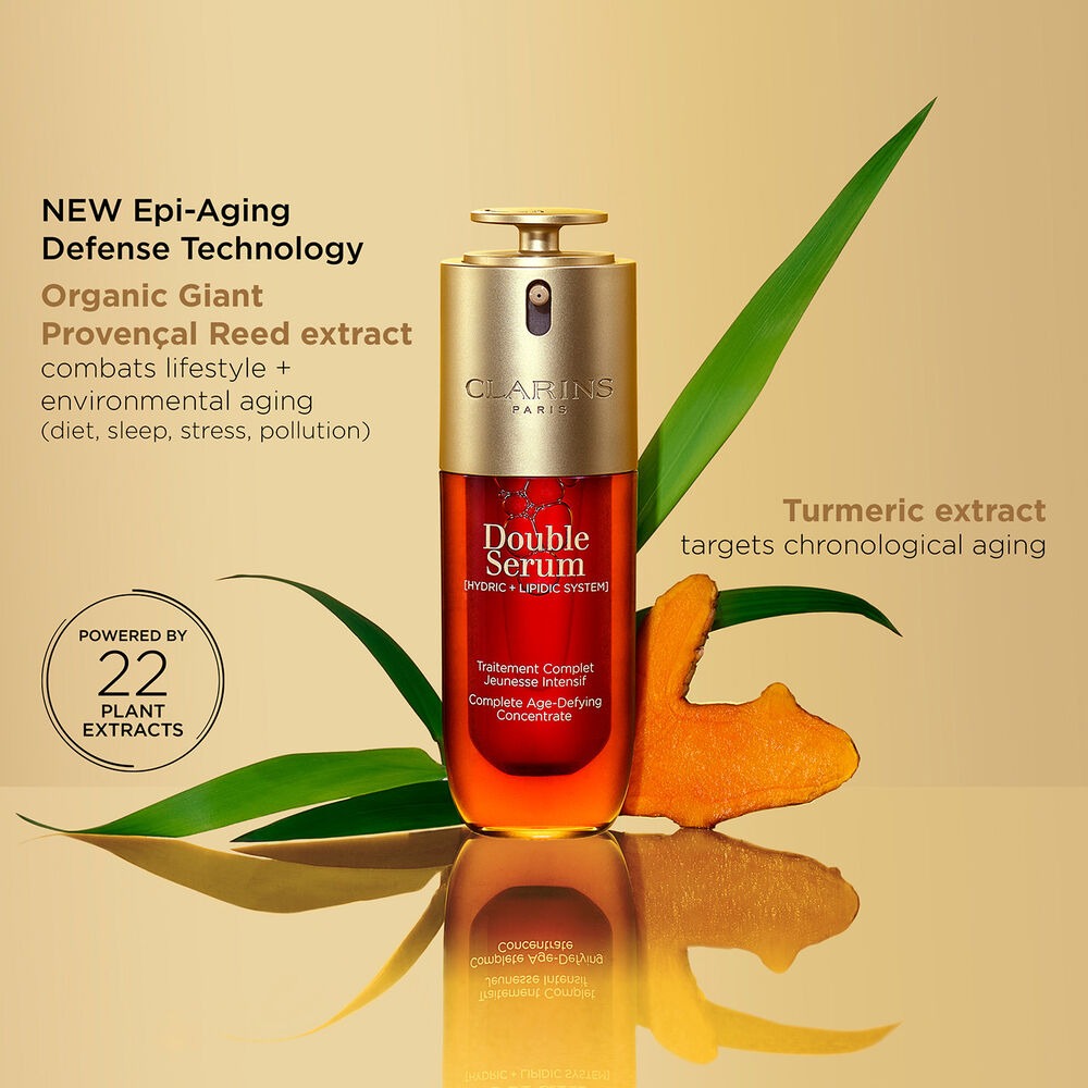 Bộ Quà Tặng CLARINS Double Serum G9 #75 mL (Holiday Pouch)-Kallos