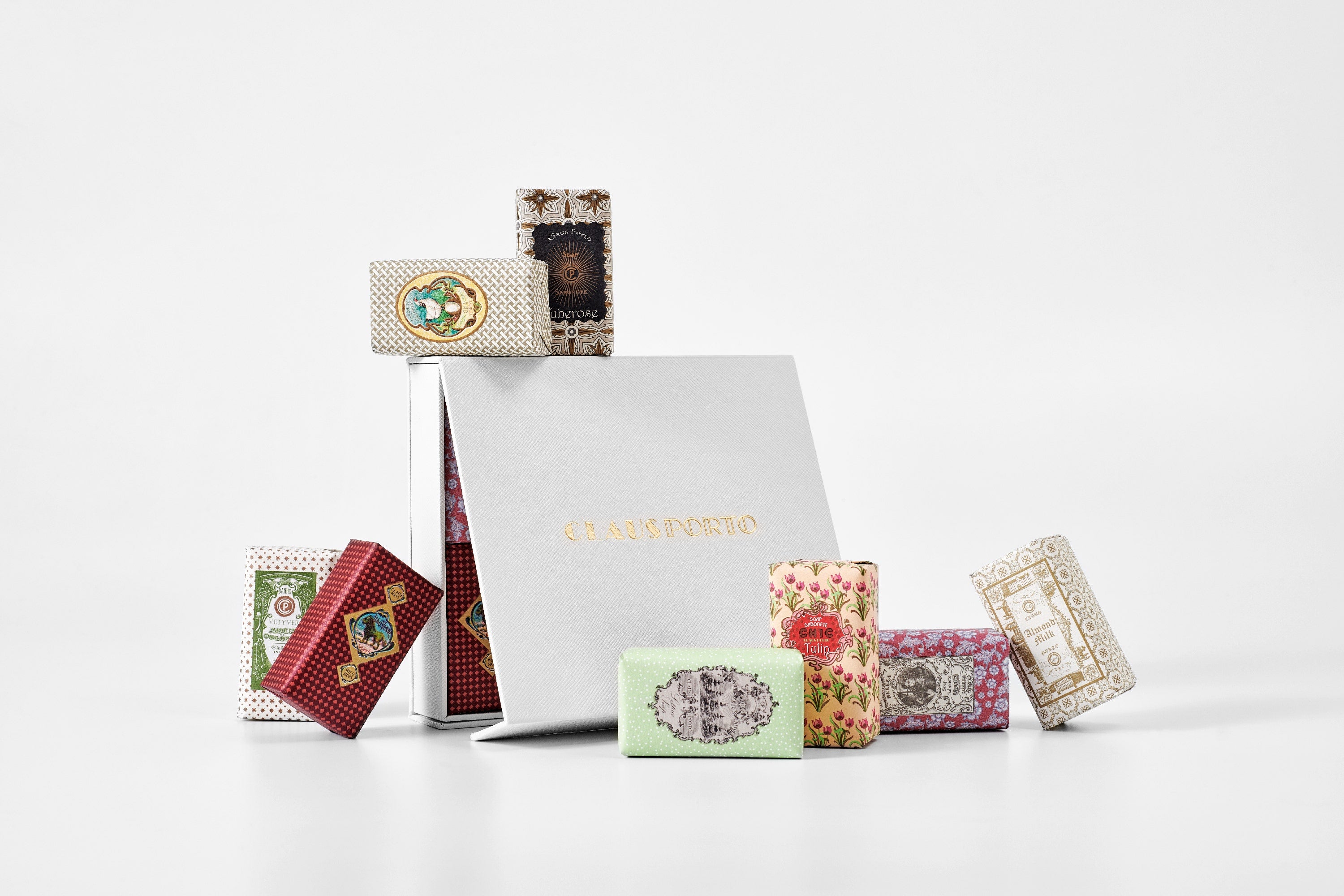 Bộ Quà Tặng Claus Porto Classico 8 Mini Soaps Gift Box-Kallos