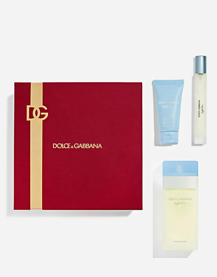 Bộ Quà Tặng DOLCE&GABBANA Light Blue EDT Trio Gift Set