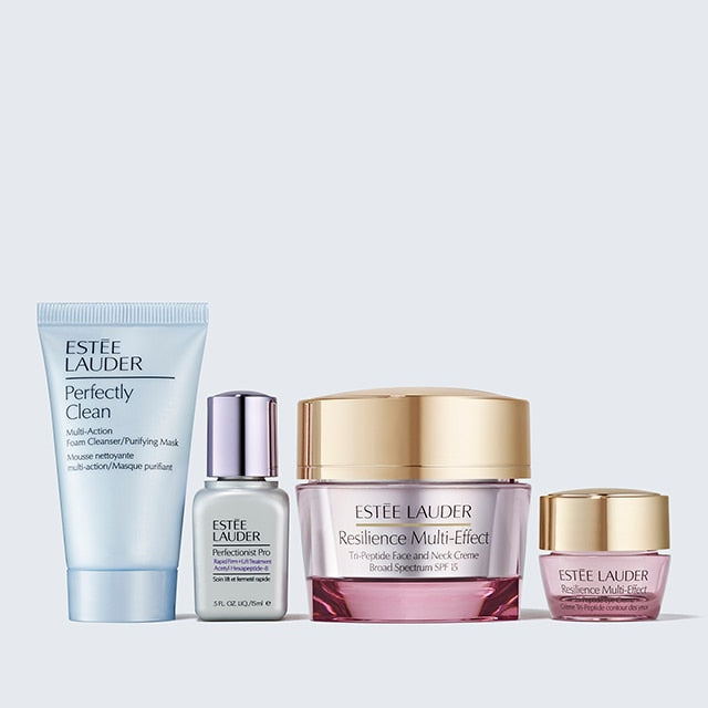 Bộ Quà Tặng ESTÉE LAUDER Resilience Moisturizer Holiday Skincare Set