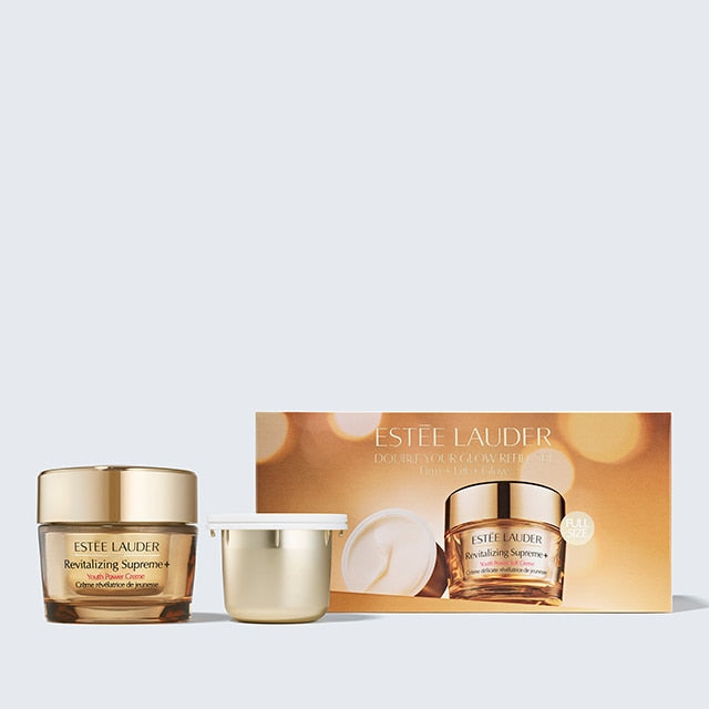 Bộ Quà Tặng ESTÉE LAUDER Revitalizing Supreme+ Creme Moisturizer Skincare Refill Set