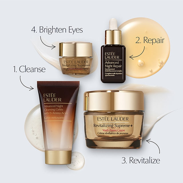 Bộ Quà Tặng ESTÉE LAUDER Revitalizing Supreme+ Moisturizer Holiday Skincare Set