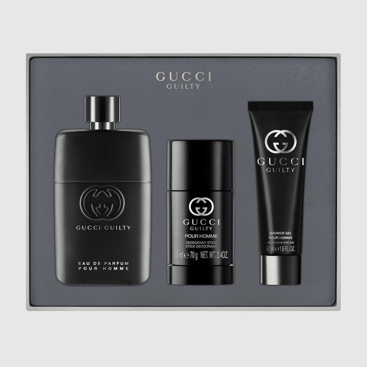 Bộ Quà Tặng GUCCI Guilty Pour Homme Gift Set #Version 2