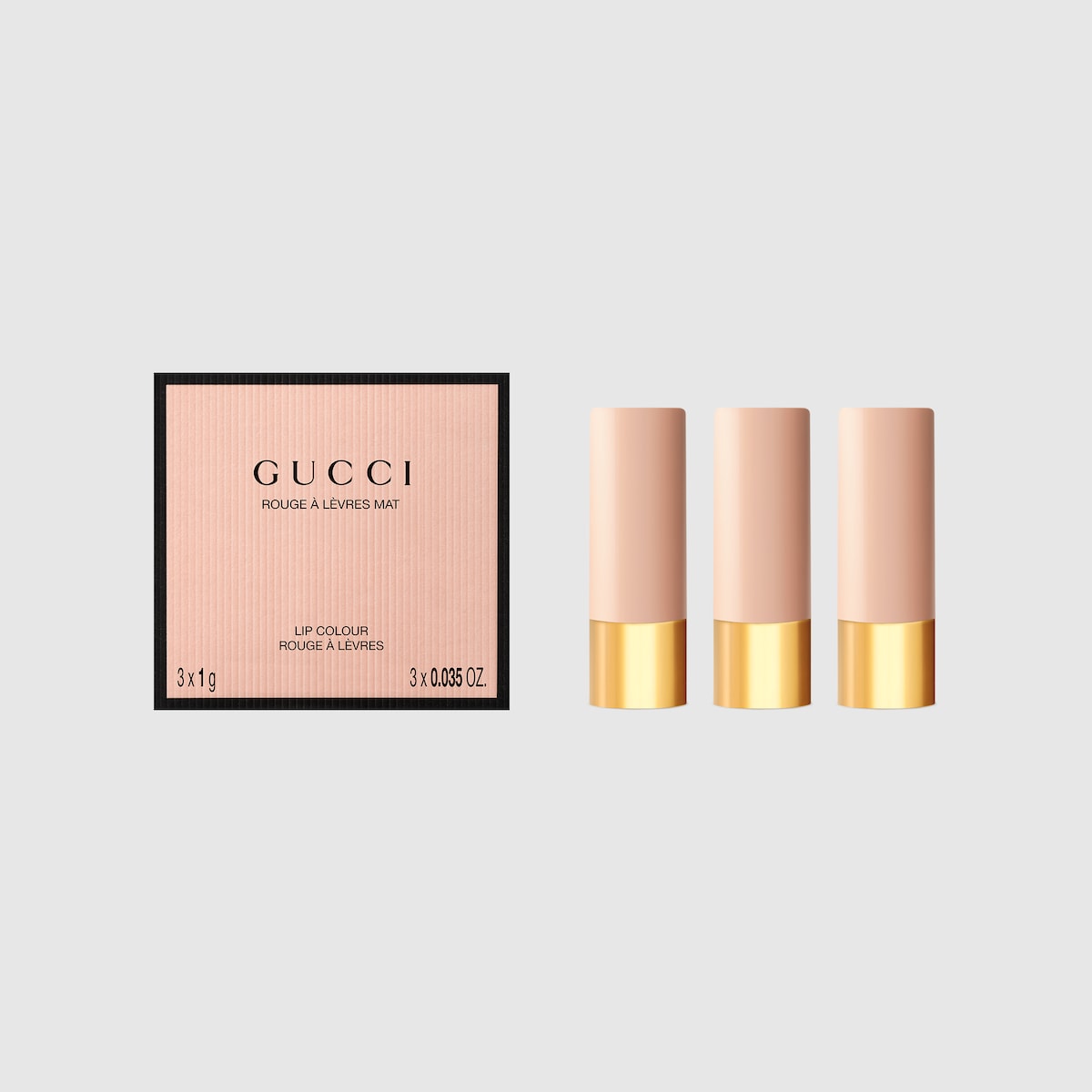 Bộ Quà Tặng GUCCI Rouge à Lèvres Mat Mini Lipsticks Trio Gift Set