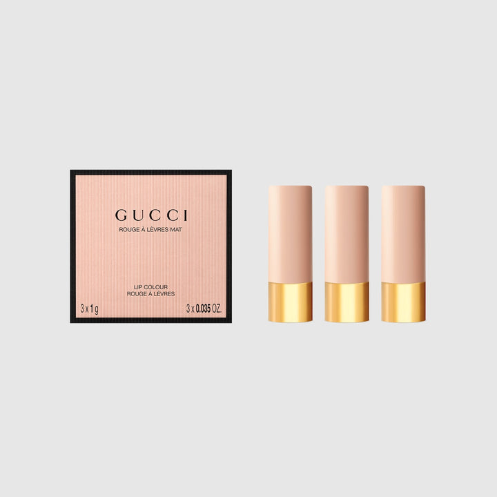 Bộ Quà Tặng GUCCI Rouge à Lèvres Mat Mini Lipsticks Trio Gift Set - Kallos Vietnam