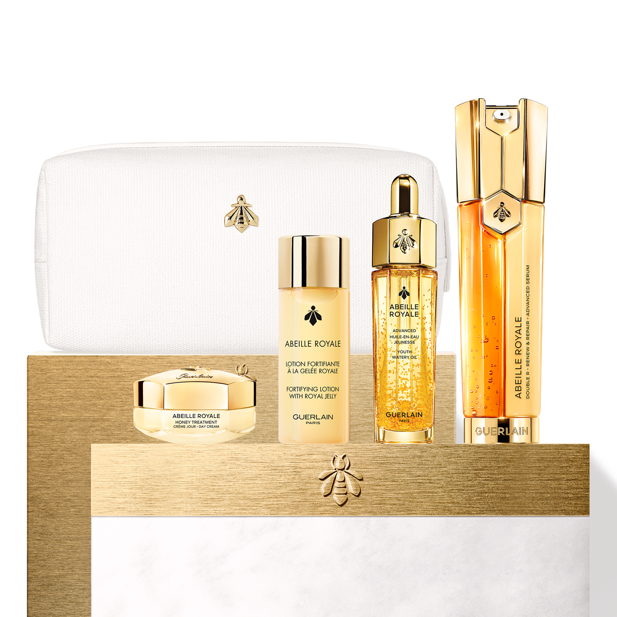 Bộ Quà Tặng GUERLAIN Abeille Royale Oil & Double R Serum Set - Kallos Vietnam