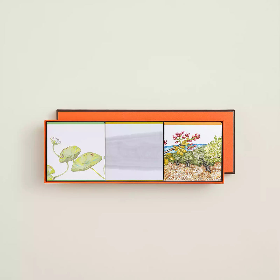 Bộ Quà Tặng HERMÈS Les Jardins 3 Soaps Gift Set