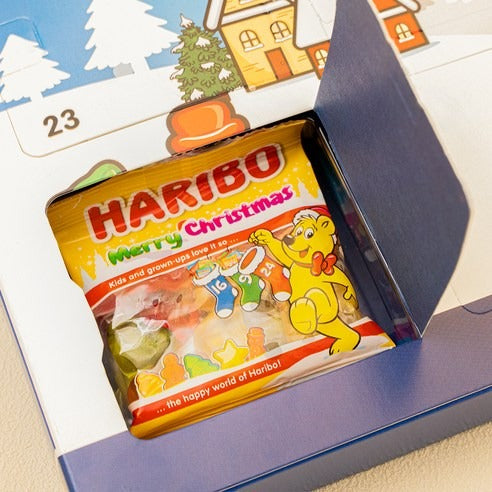 Bộ Quà Tặng Kẹo HARIBO Advent Calendar Square-Kallos