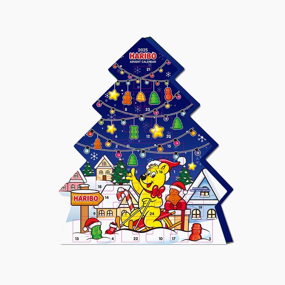 Bộ Quà Tặng Kẹo HARIBO Advent Calendar Tree-Kallos