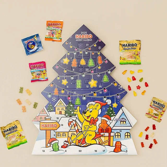 Bộ Quà Tặng Kẹo HARIBO Advent Calendar Tree-Kallos