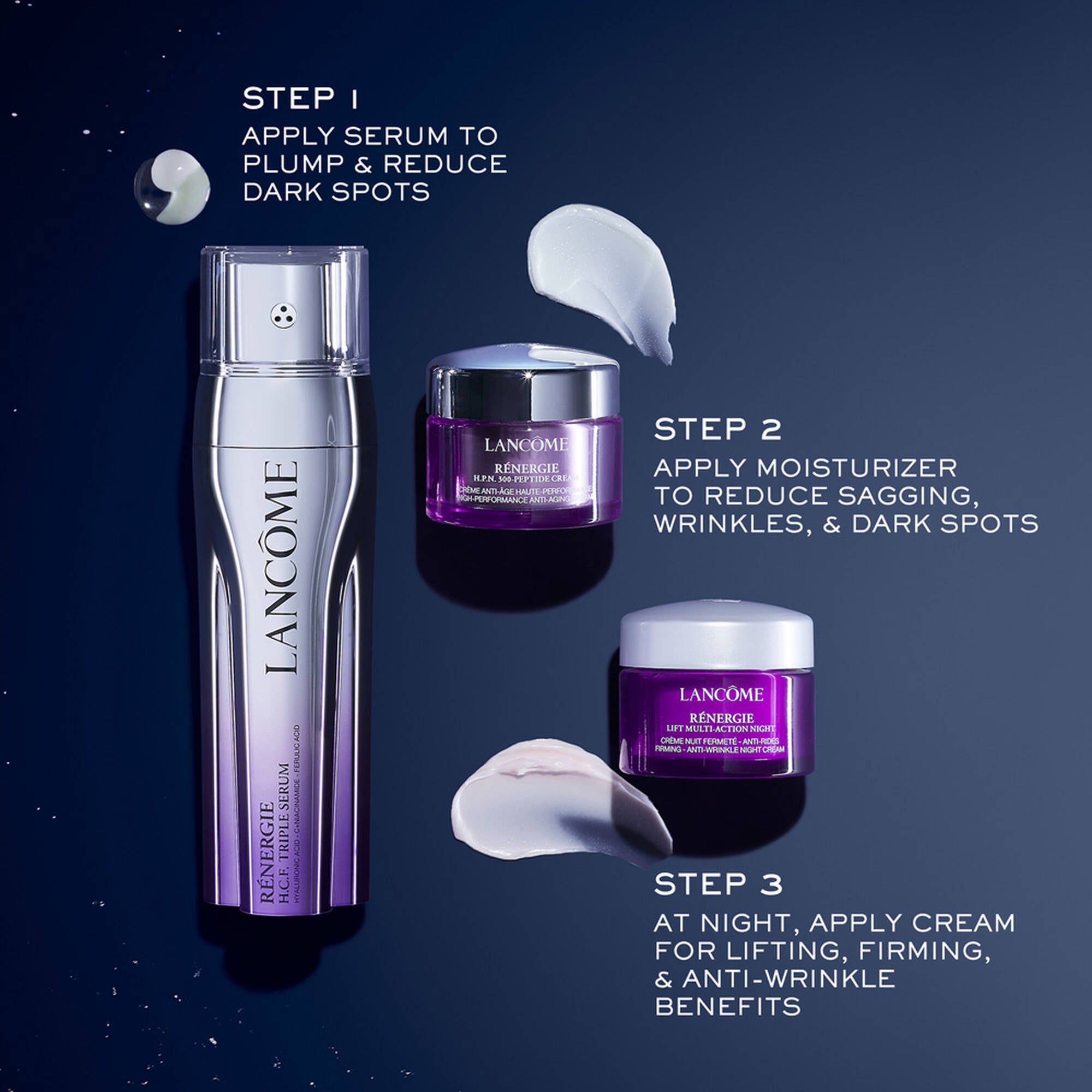 Bộ Quà Tặng LANCÔME Rénergie H.C.F. Triple Serum 2024 Holiday Gift Set - Kallos Vietnam