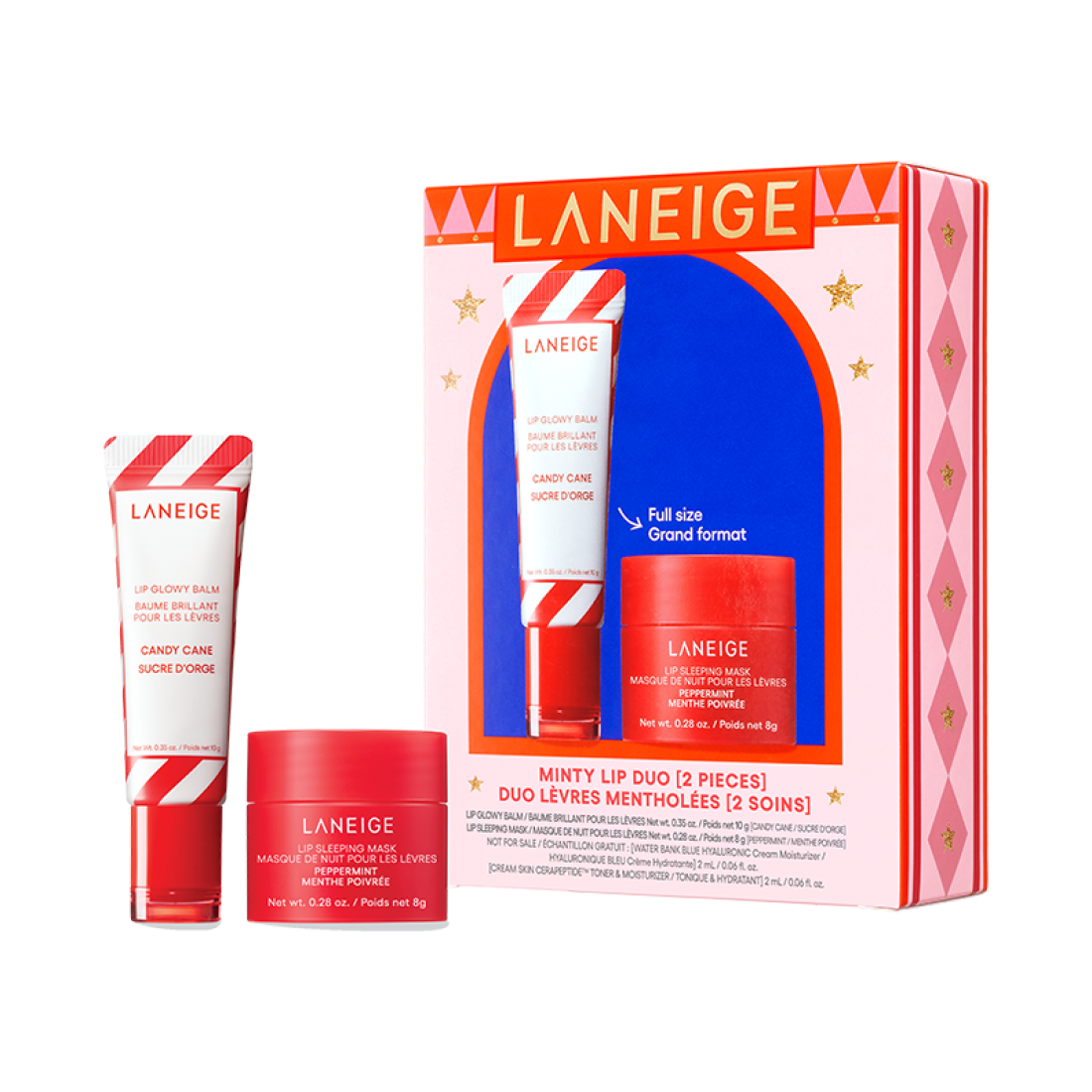 Bộ Quà Tặng Laneige Minty Lip Duo Holiday 2025