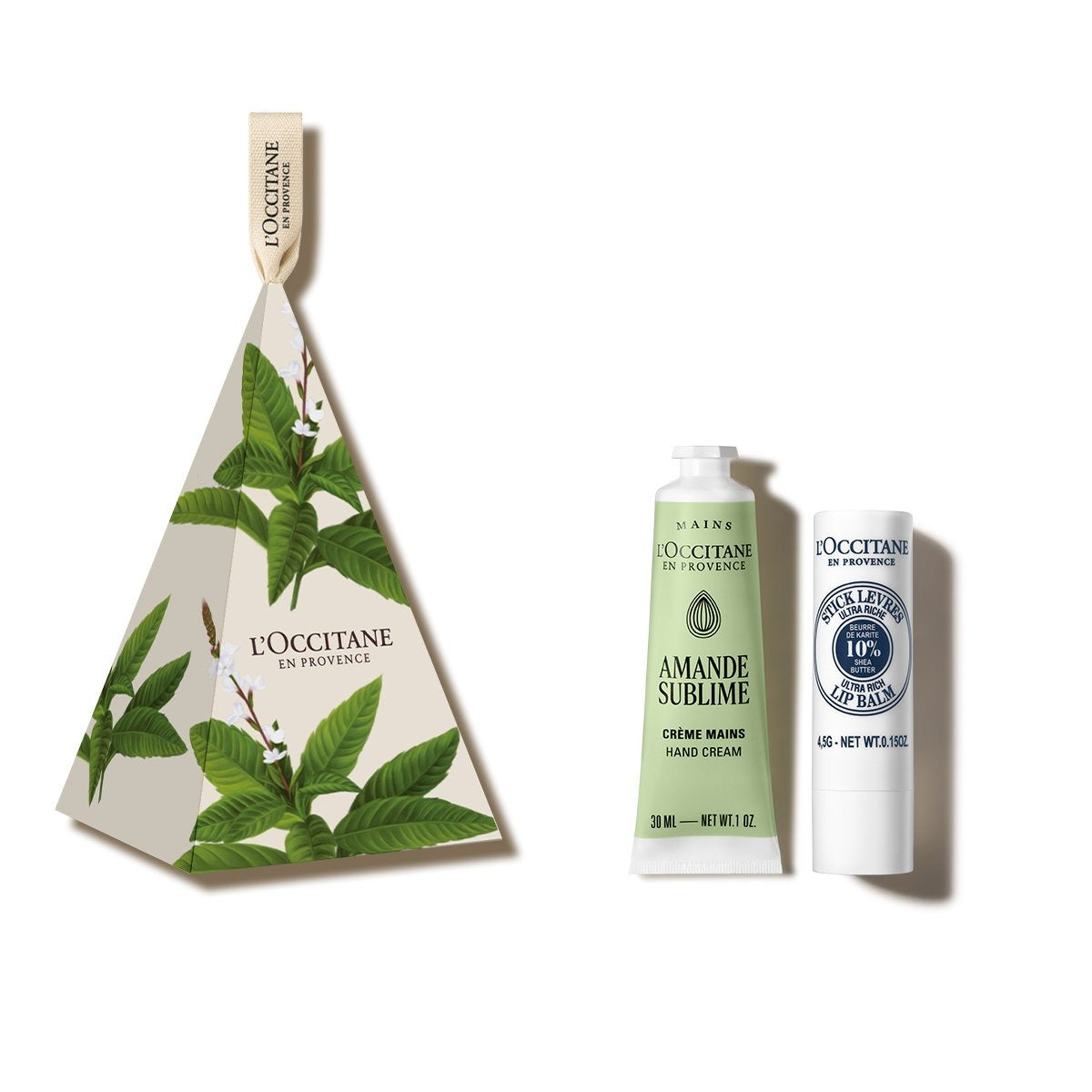 Bộ Quà Tặng L'OCCITANE Almond Hand & Shea Stick Lip Balm