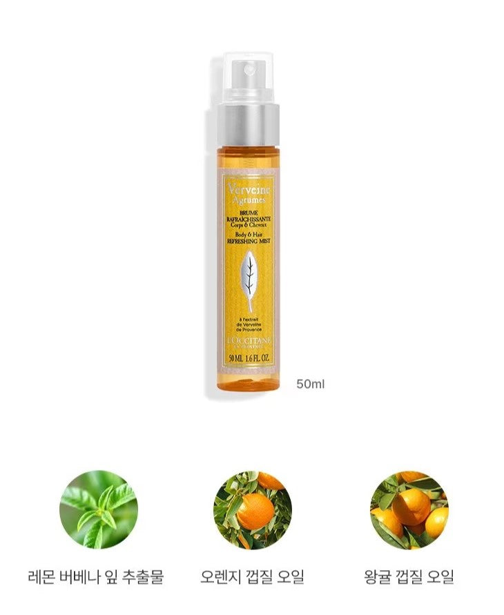 Bộ Quà Tặng L'OCCITANE Citrus Verbena Body Mist & Hand Duo