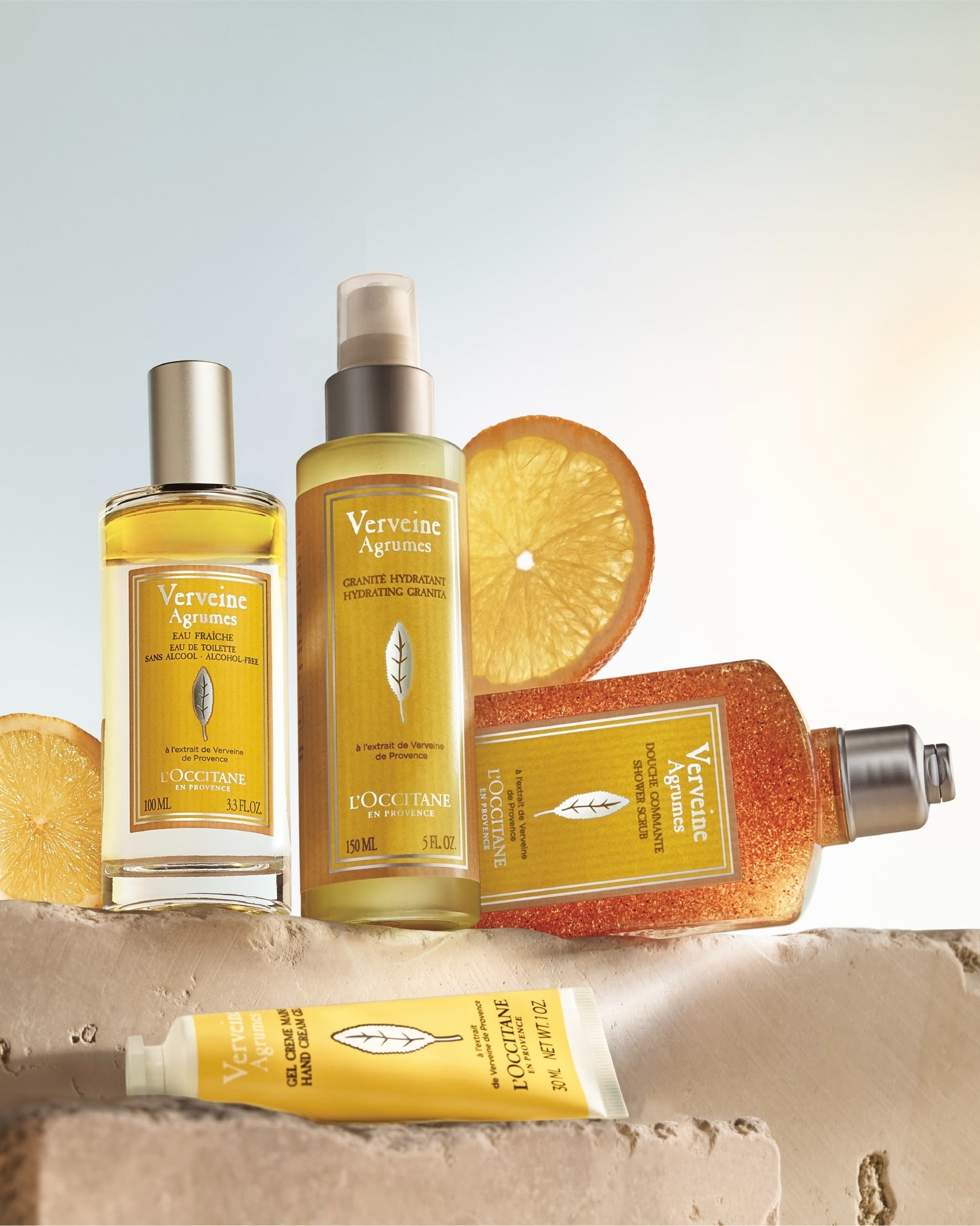 Bộ Quà Tặng L'OCCITANE Citrus Verbena Shower Scrub & Mist Duo Set-Kallos