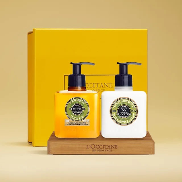 Bộ Quà Tặng L'OCCITANE Gentle Shea Verbena Hands & Body Care Duo