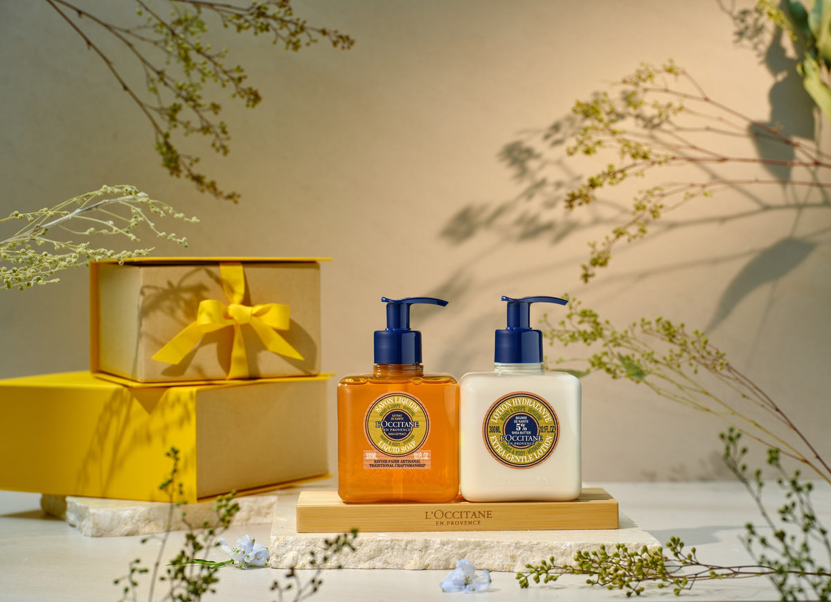 Bộ Quà Tặng L'OCCITANE Gentle Shea Verbena Hands & Body Care Duo