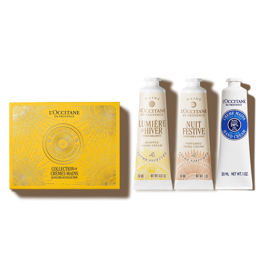 Bộ Quà Tặng L'OCCITANE Holiday & Shea Butter Hand Cream Trio 2025-Kallos