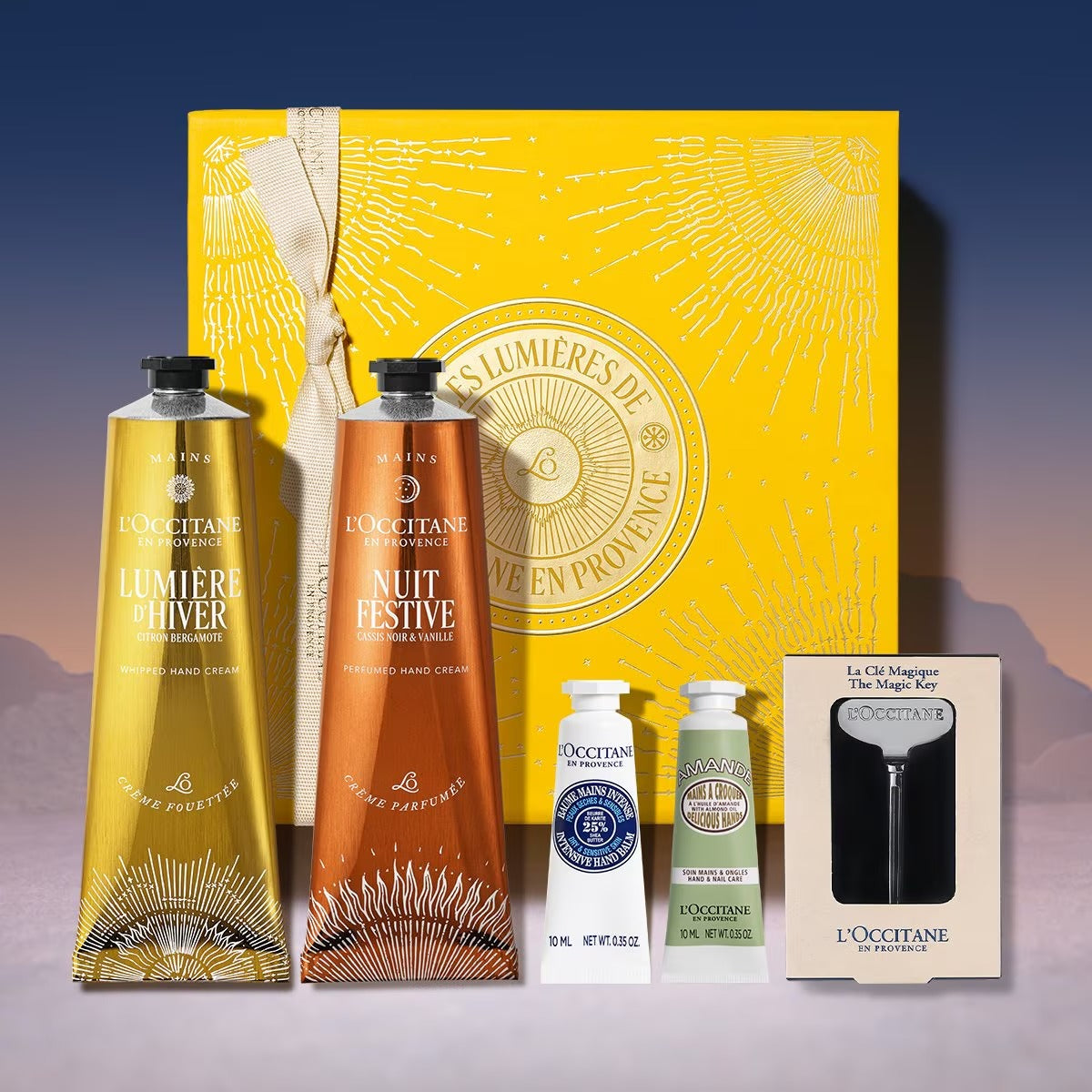 Bộ Quà Tặng L'OCCITANE Lumière d'Hiver & Nuit Festive Hand Cream Duo