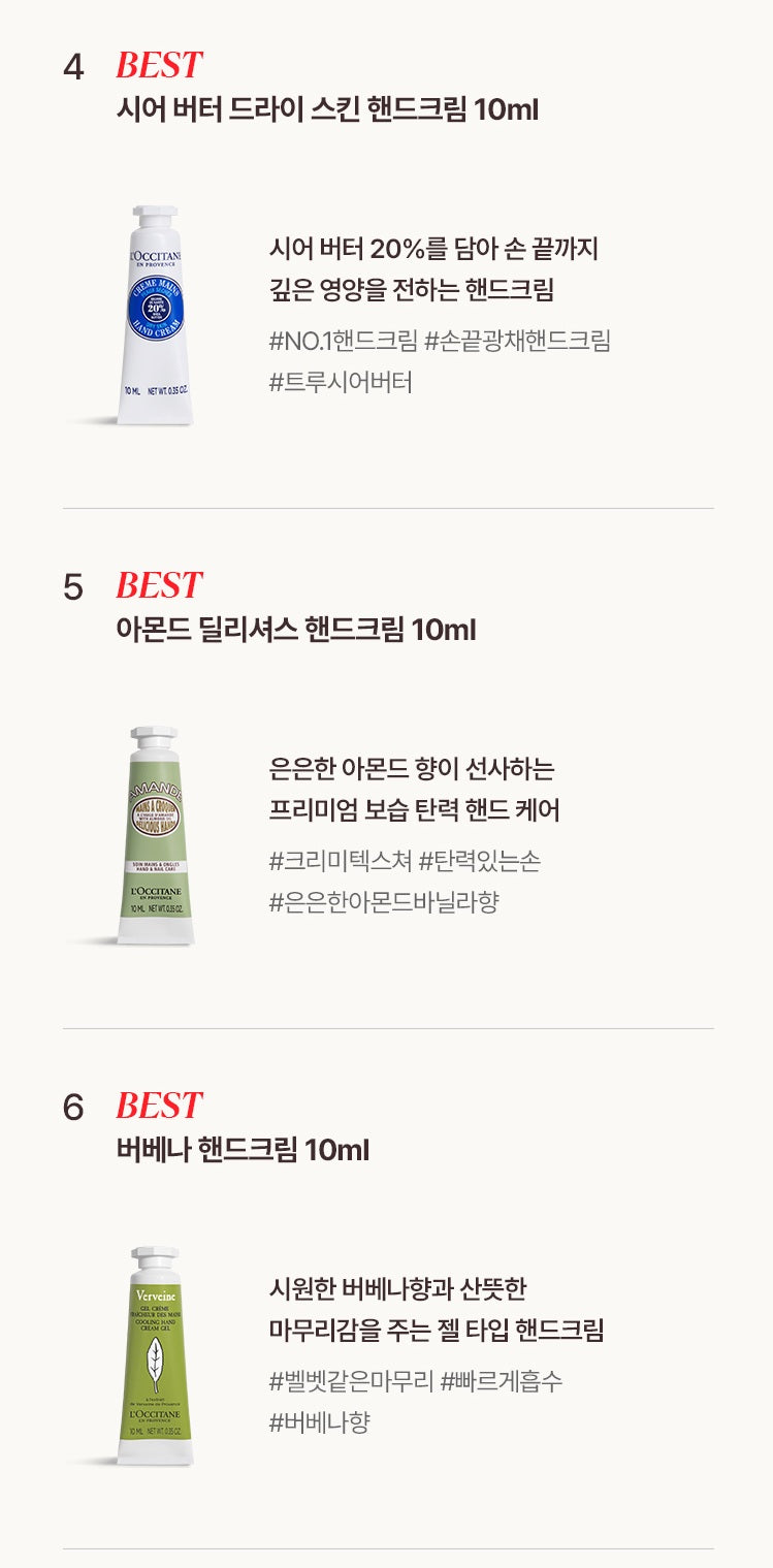 Bộ Quà Tặng L'OCCITANE Mini Hand Cream Set Holiday 2025-Kallos