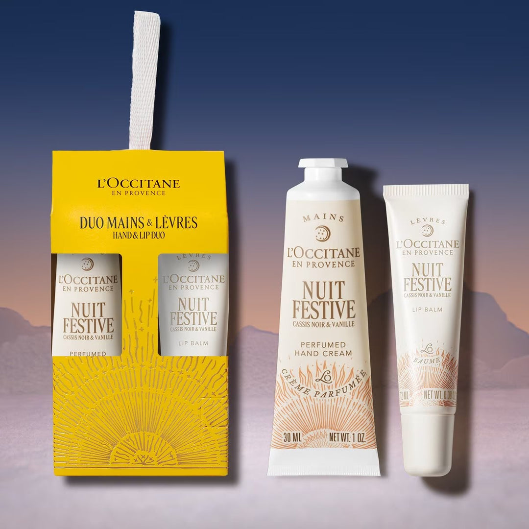 Bộ Quà Tặng L'OCCITANE Nuit Festive Hand & Lip Duo Holiday 2025