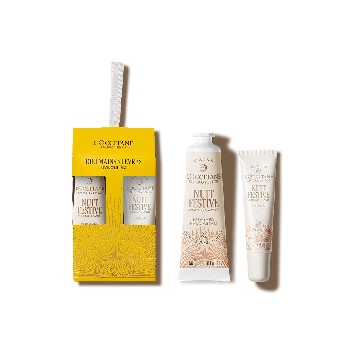 Bộ Quà Tặng L'OCCITANE Nuit Festive Hand & Lip Duo Holiday 2025-Kallos