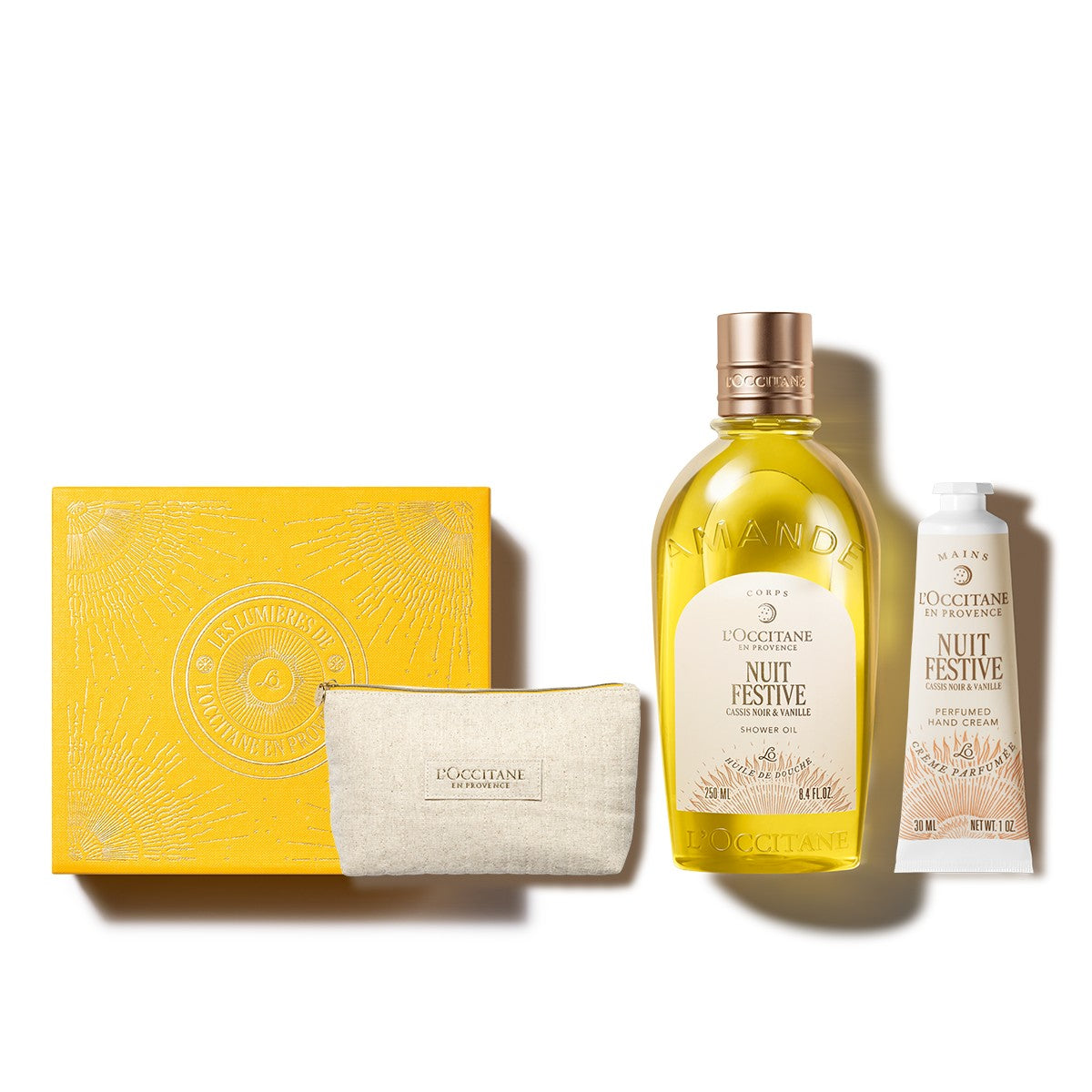 Bộ Quà Tặng L'OCCITANE Nuit Festive Shower Oil Holiday 2025-Kallos