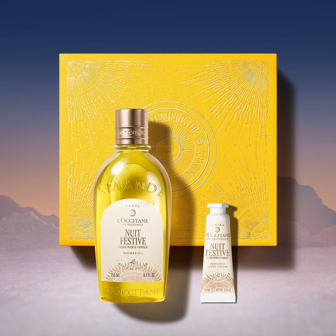 Bộ Quà Tặng L'OCCITANE Nuit Festive Shower Oil Holiday 2025