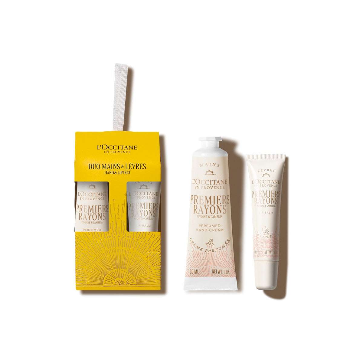 Bộ Quà Tặng L'OCCITANE Premiers Rayons Hand & Lip Duo Holiday 2025-Kallos