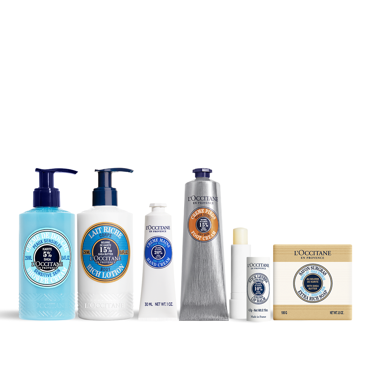 Bộ Quà Tặng L'OCCITANE Shea Butter Family Total Care Set - Kallos Vietnam