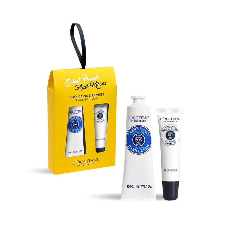 Bộ Quà Tặng L'OCCITANE Shea Butter Hand Cream & Lip Balm Duo - Kallos Vietnam