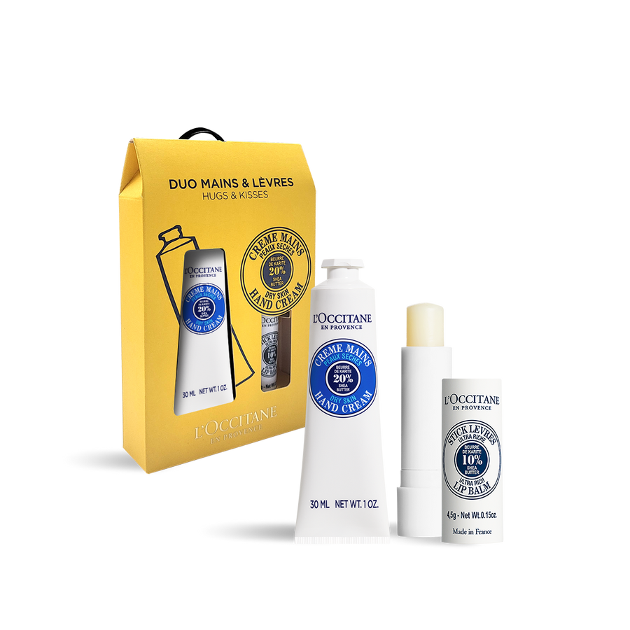 Bộ Quà Tặng L'OCCITANE Shea Butter Hand Cream & Stick Lip Balm Duo - Kallos Vietnam