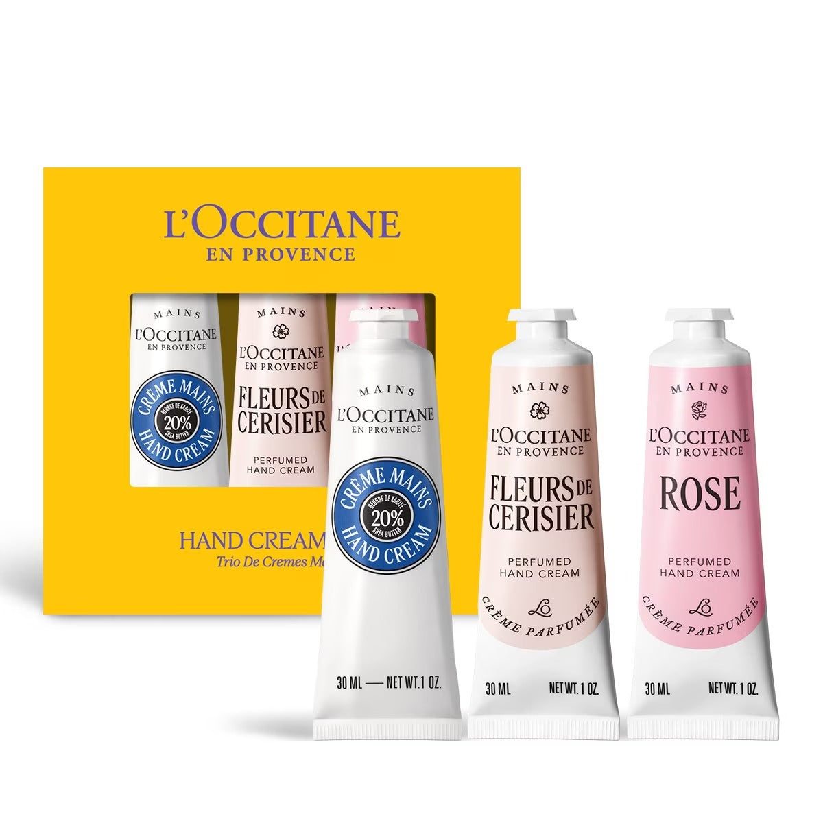 Bộ Quà Tặng L'OCCITANE Shea & Floral Hand Cream Trio-Kallos