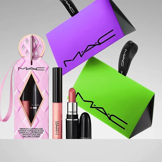 Bộ Quà Tặng MAC Cosmic Kiss Mini Lip Duo-Kallos