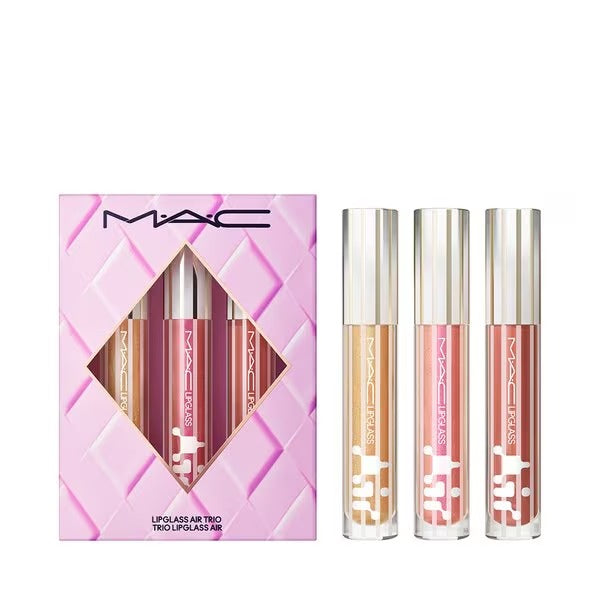 Bộ Quà Tặng MAC Gloss Enthusiast Lipglass Air Trio-Kallos