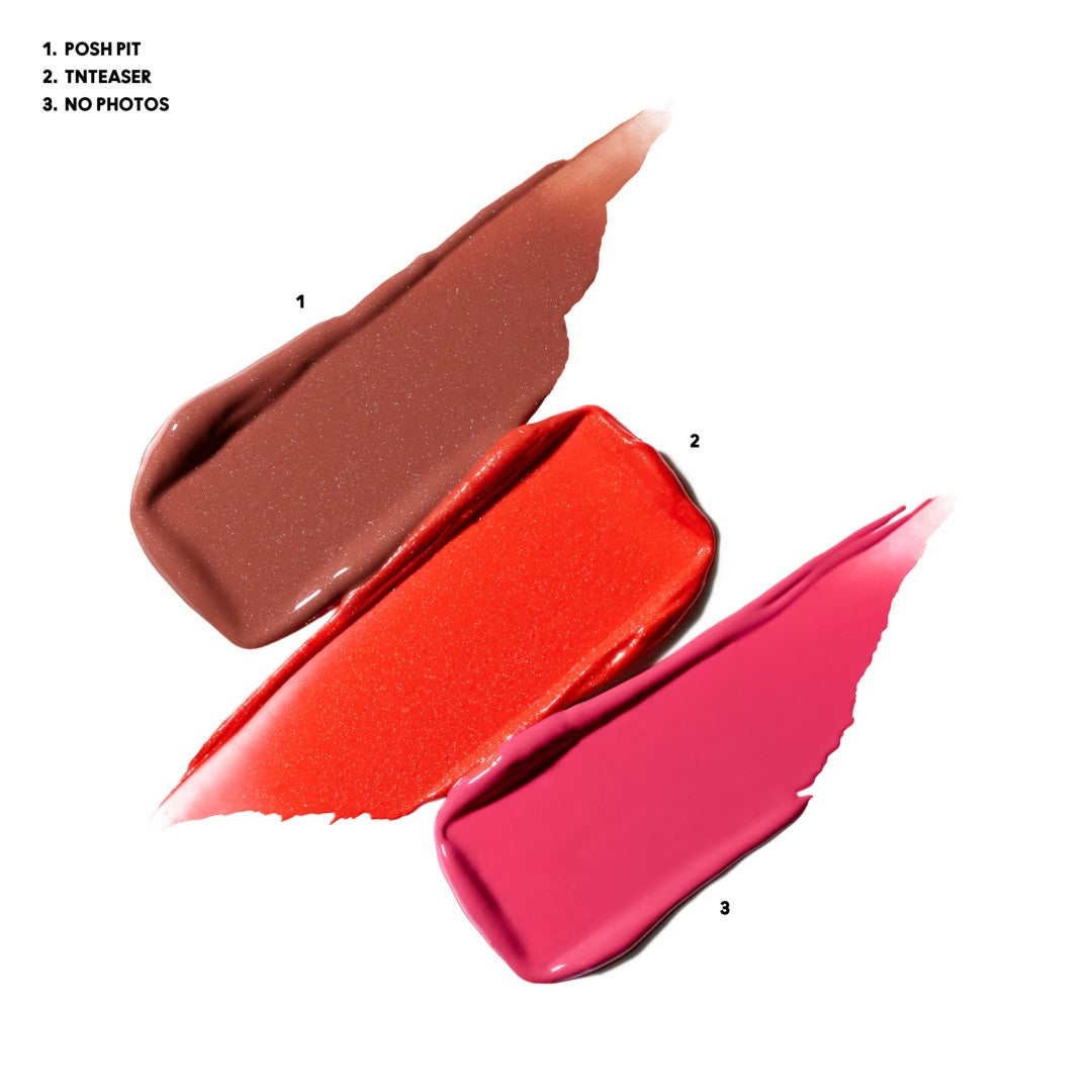 Bộ Quà Tặng MAC Wildest Gleams Mini Lustreglass Lip Trio #Brights